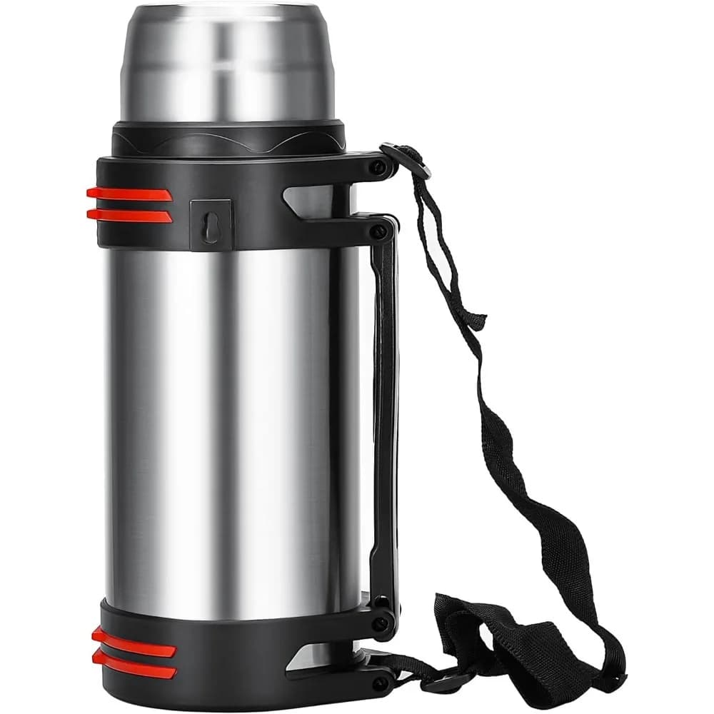 Garrafa de vácuo de aço inoxidável Garrafa térmica de grande capacidade Garrafa de água isolada Viagem ao ar livre Copa Warm Keeping