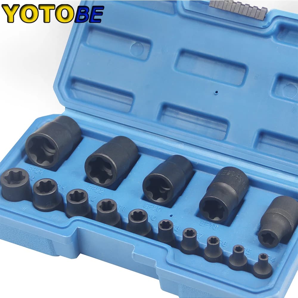 15 pçs pacote de capa de bateria conjunto de ferramentas de remoção de parafuso para tesla ep chave hexagonal de cinco dentes soquete especial em