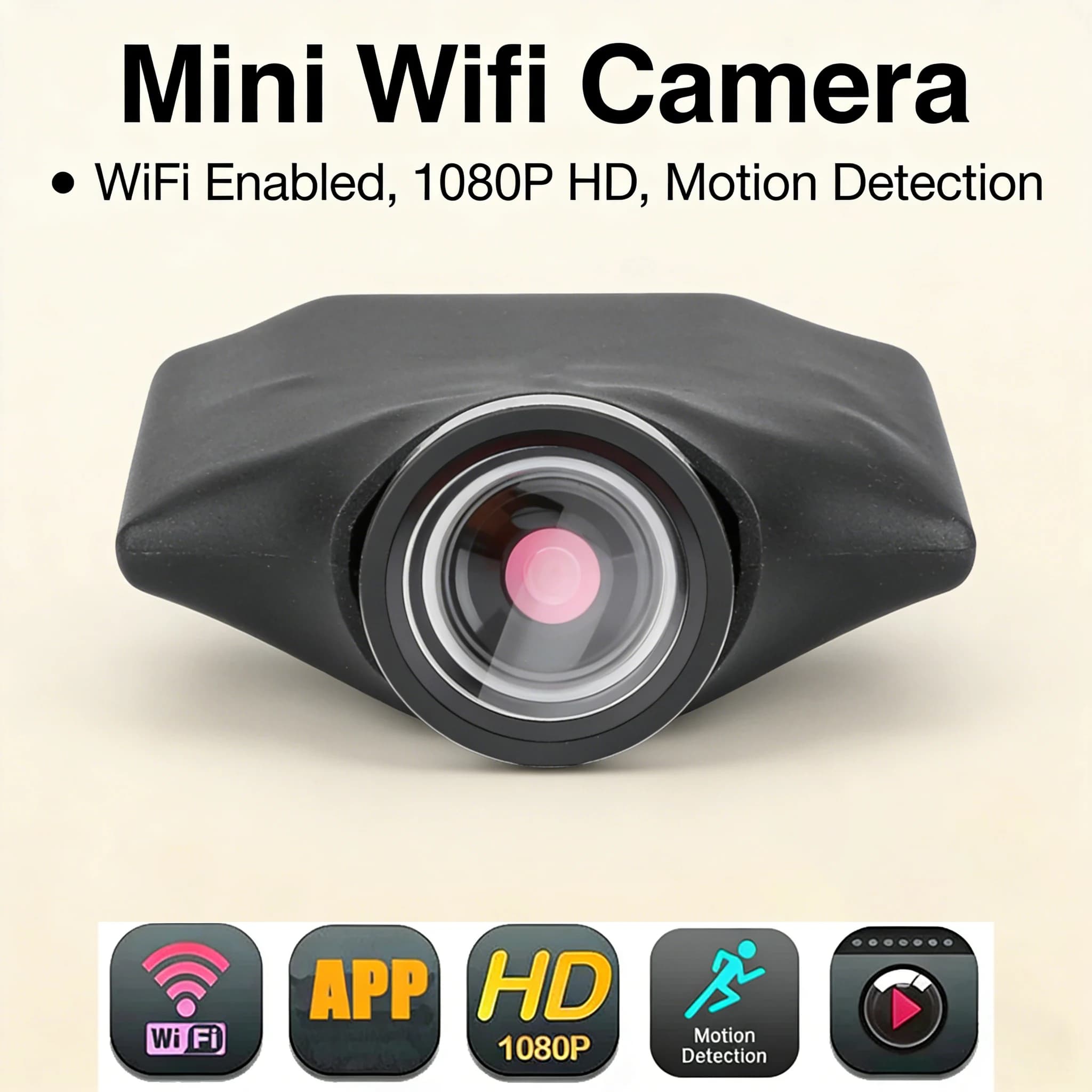 HD 1080P 120 °   Grande angular wifi câmera dlyip mais pequenos gravadores de vídeo detecção de movimento casa monitor do bebê câmera de