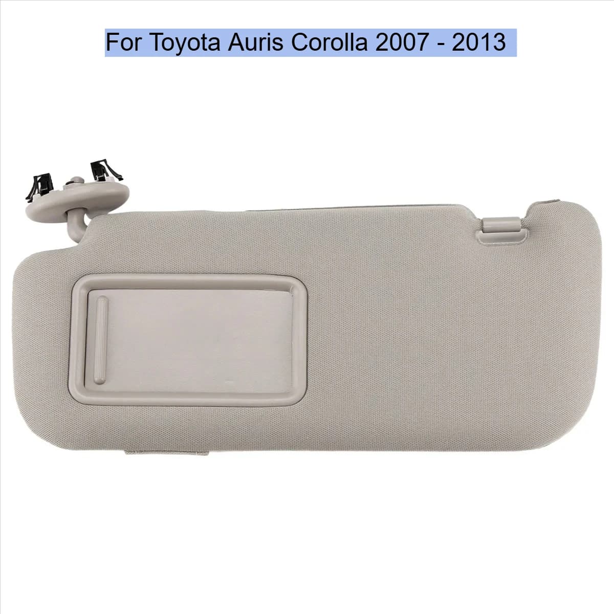 Para toyota auris corolla 2007 - 2013 interior do carro viseira de sol com espelho sombra de sol lado esquerdo do motorista cinza bege lado direito