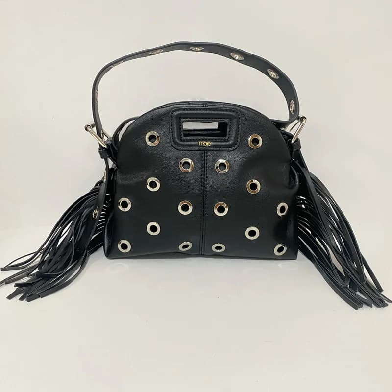 Pequena bolsa crossbody retrô preta 2025 nova moda feminina bolsa de ombro casual bolsa feminina ao ar livre
