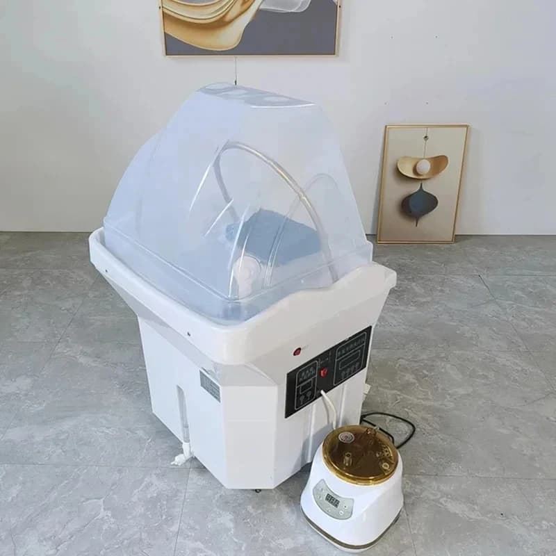 Circulação de água Cabeça Terapia Capilar, Tanque de água, Shampoo Wash Chair, Move Steam Spa, Krzeslo Szampon, Equipamento do salão, MQ50SC