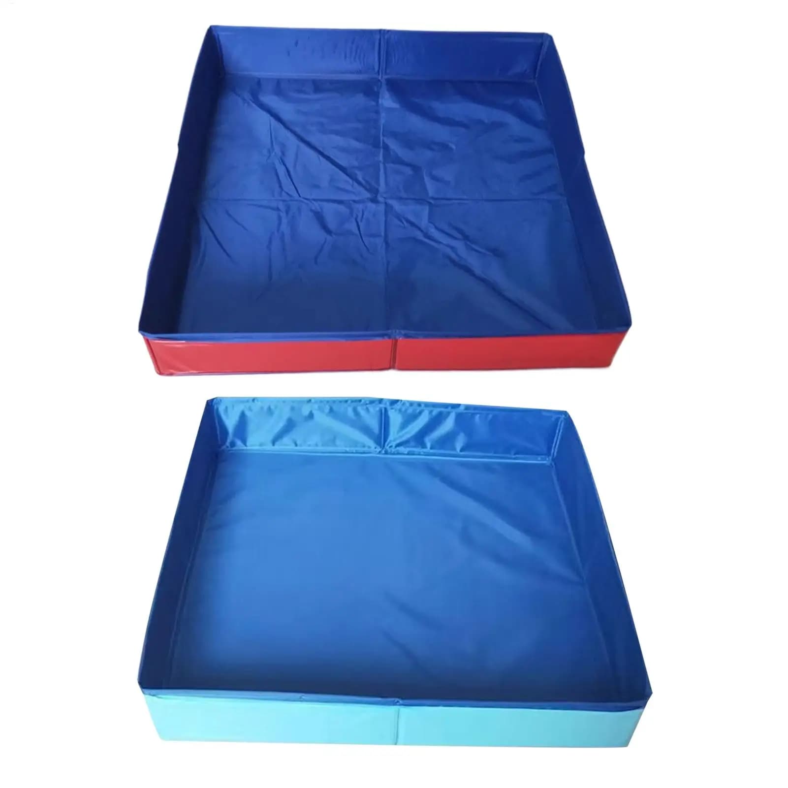 Piscina infantil para cães, 50x50x10cm, pvc, dobrável, pequena banheira para animais de estimação, verão, bacia de limpeza fresca para filhotes,