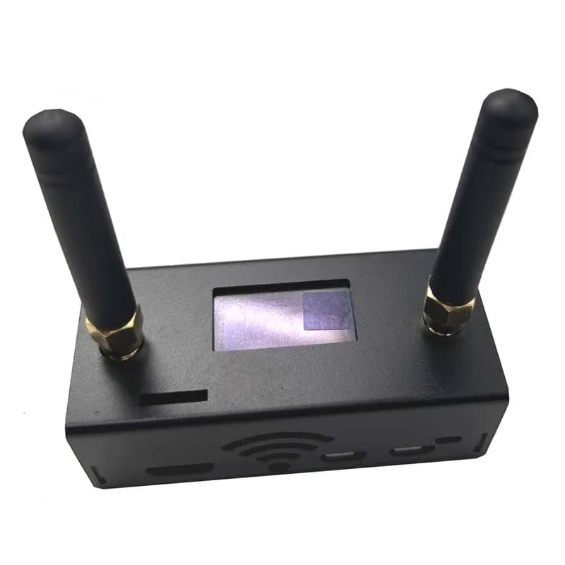 Versão mais recente Dual Duplex OLED MMDVM Hotspot WiFi Modem de voz digital NXDN P25 Pistar DSTAR DMR Raspberry Pi + Caso + cartão 16G