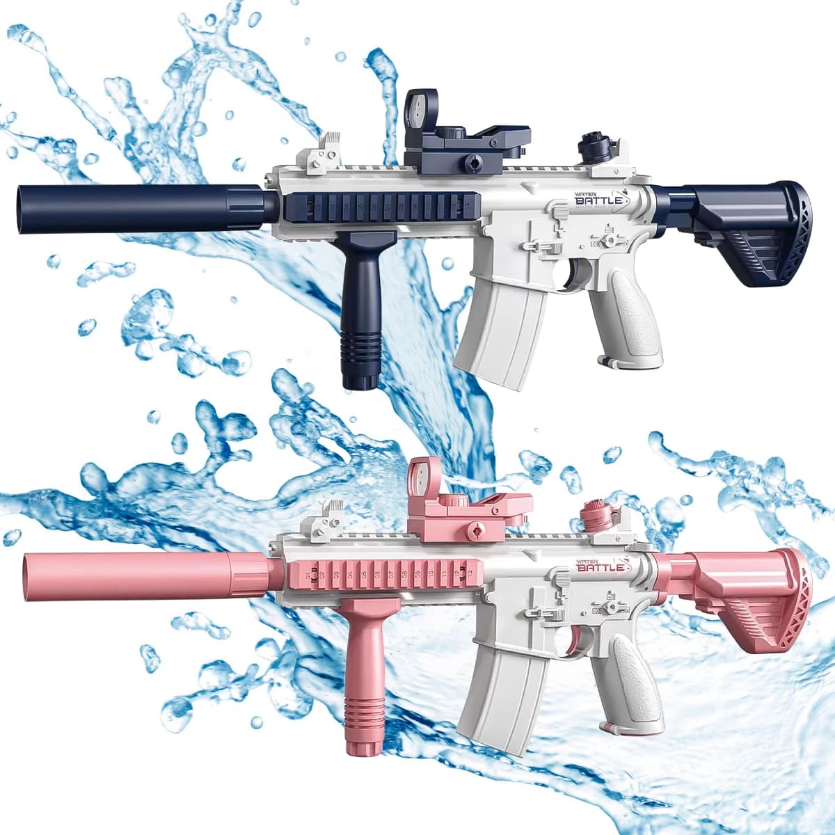 M416 pistola de água elétrica tiro brinquedo completo automático verão tiro praia ao ar livre brinquedo divertido para crianças meninos menina