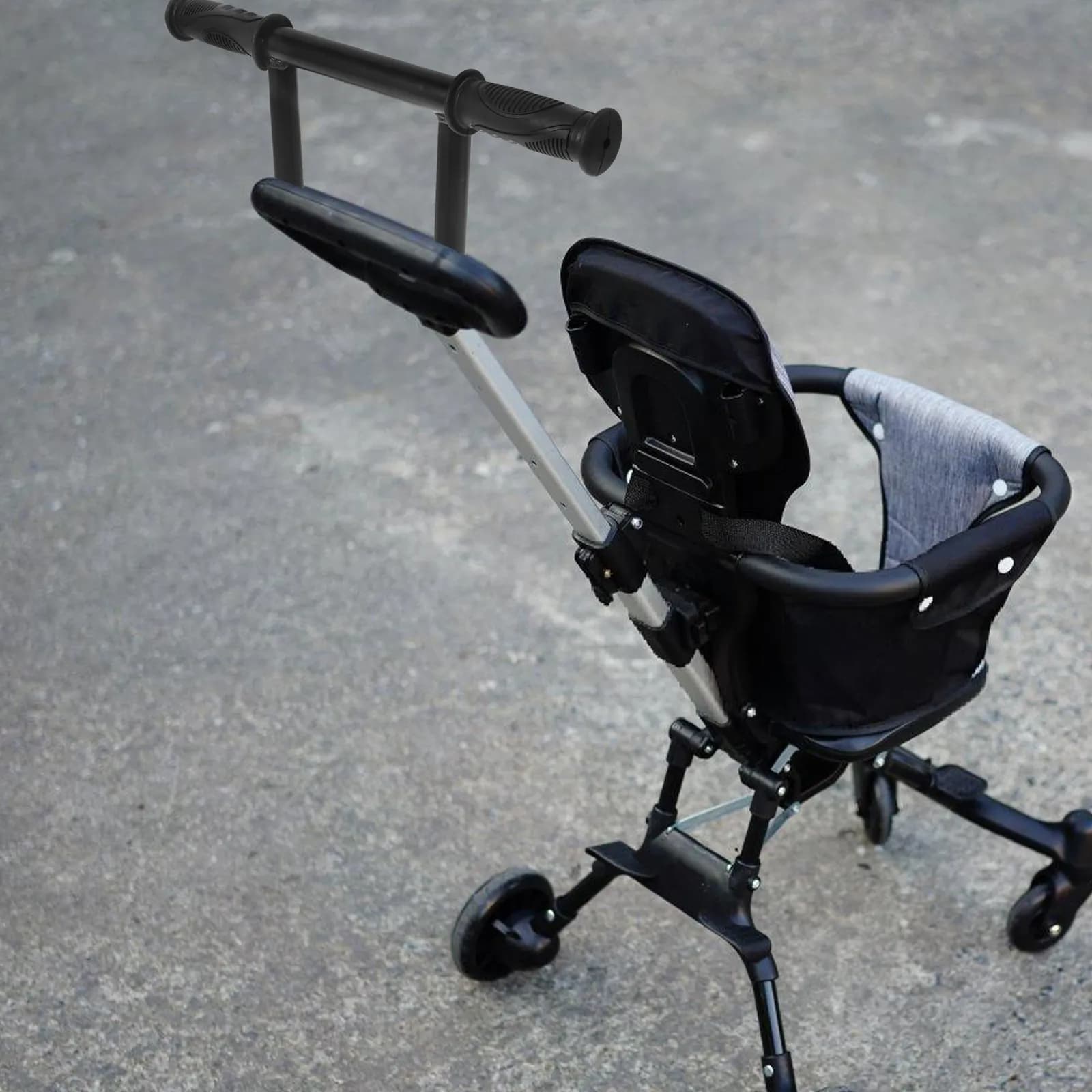 Extensor Universal de Alça para Carrinho de Bebê, Barra Transversal Ajustável de Substituição para Carrinho de Passeio, Carrinho Utilitário e