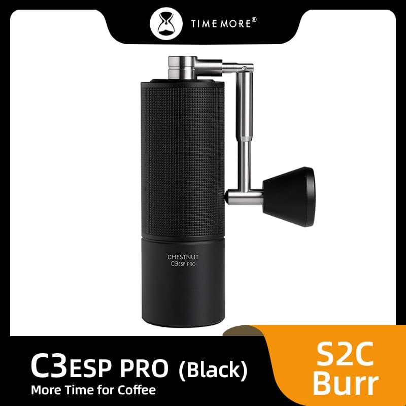 Timemore store castanha c3esp pro moedor de café manual capacidade 25g mão ajustável núcleo aço rebarba enviar escova limpeza