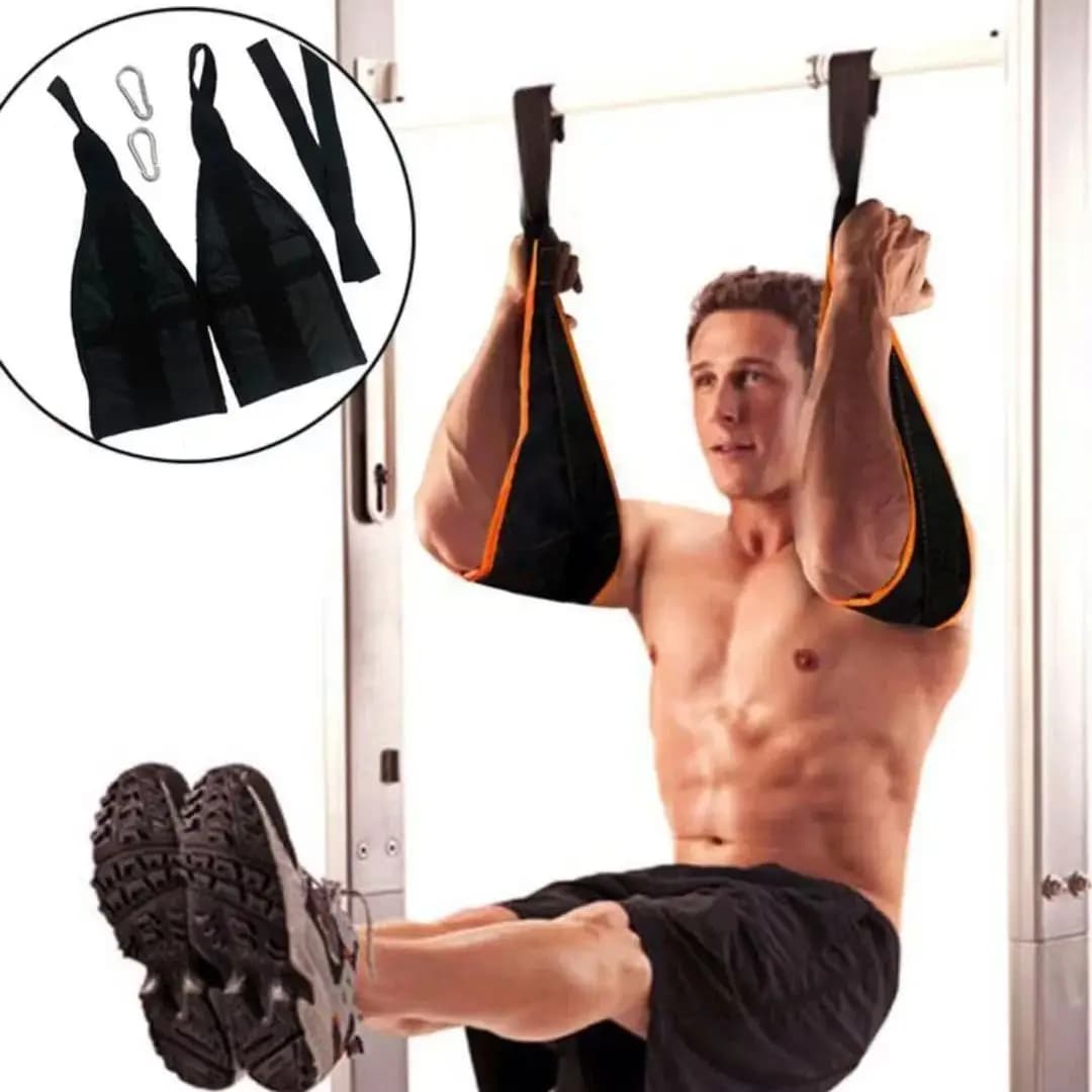 1 Par de Cintos de Treino Cantilever para Músculos Abdominais, Cinto de Suspensão para Treino de Pernas e Ferramenta de Fitness