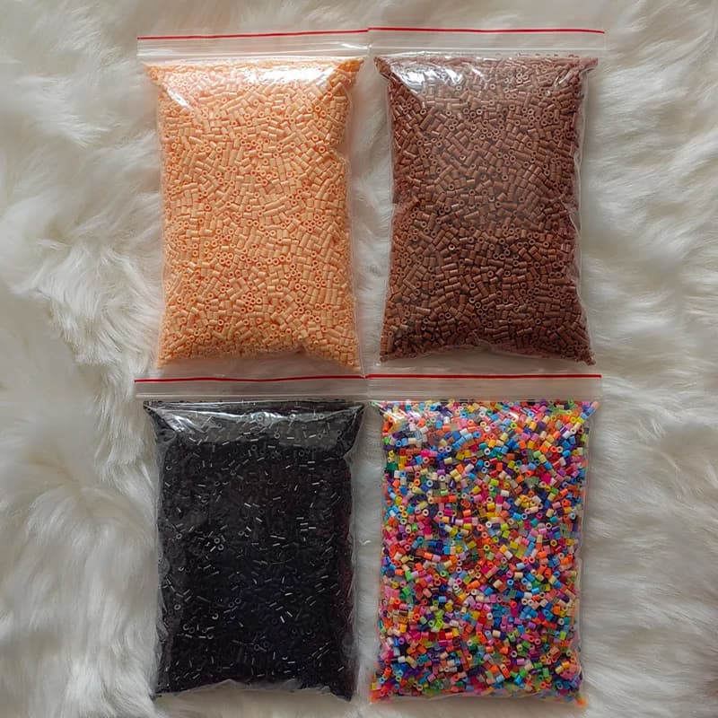 Escolha sua própria cor 40000 peças/2.6mm mini contas de ferro pixel puzzle contas de ferro cores misturadas para crianças hama contas perler