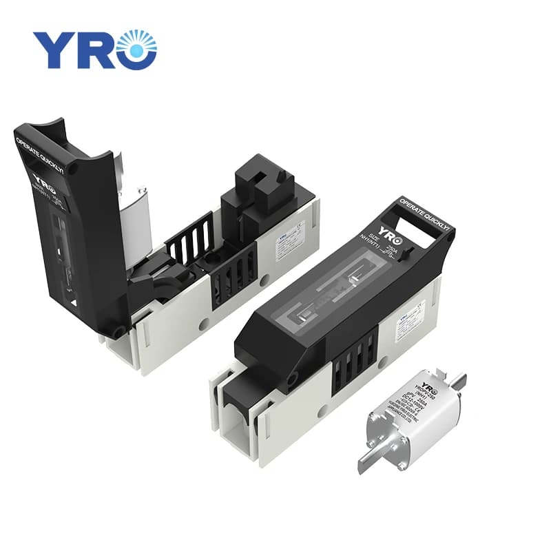 Interruptor seccionador de fusível YRO 1000VDC 1P para fusível de bateria NH1 250A Fusível de telecomunicações