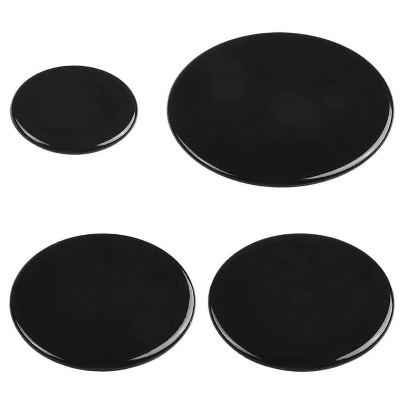 4 pçs fogão fogão queimador de gás tampa 55mm 75mm 100mm para forno fogão a gás queimador coroa chama tampa acessórios cozinha