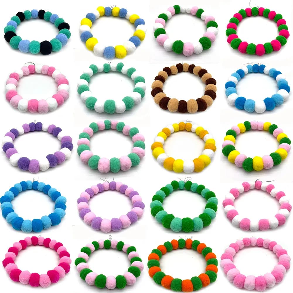30 pçs novo cão de estimação laço arco-íris flor bola de cabelo colar coleira pet cão gato gravatas borboletas cão aliciamento acessórios