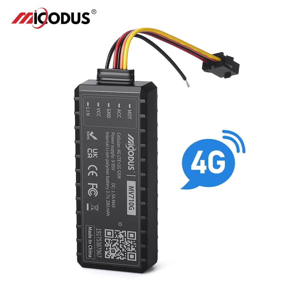 MiCODUS 4G Rastreador Veiculo GPS Para Auto MV710G 9-95V Corte de Combustível Carro GPS Rastreador Mini Vibração ACC ON OFF Alertas de Porta PK J16