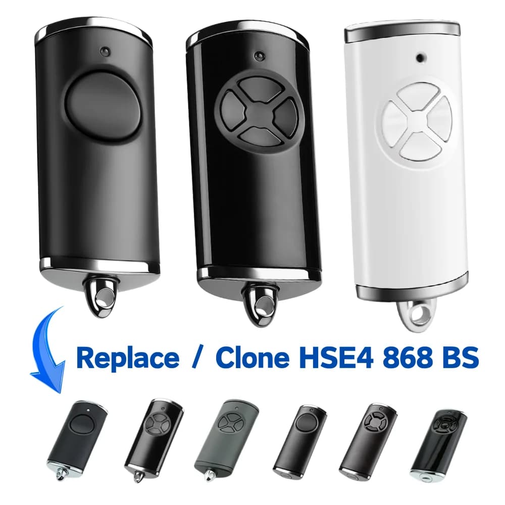 868MHz Transmissor Portátil Clone HSE4-868-BS Compatível Original Hormann Bisecur comando HSE2 HS1 HS4 868 BS Controle Remoto