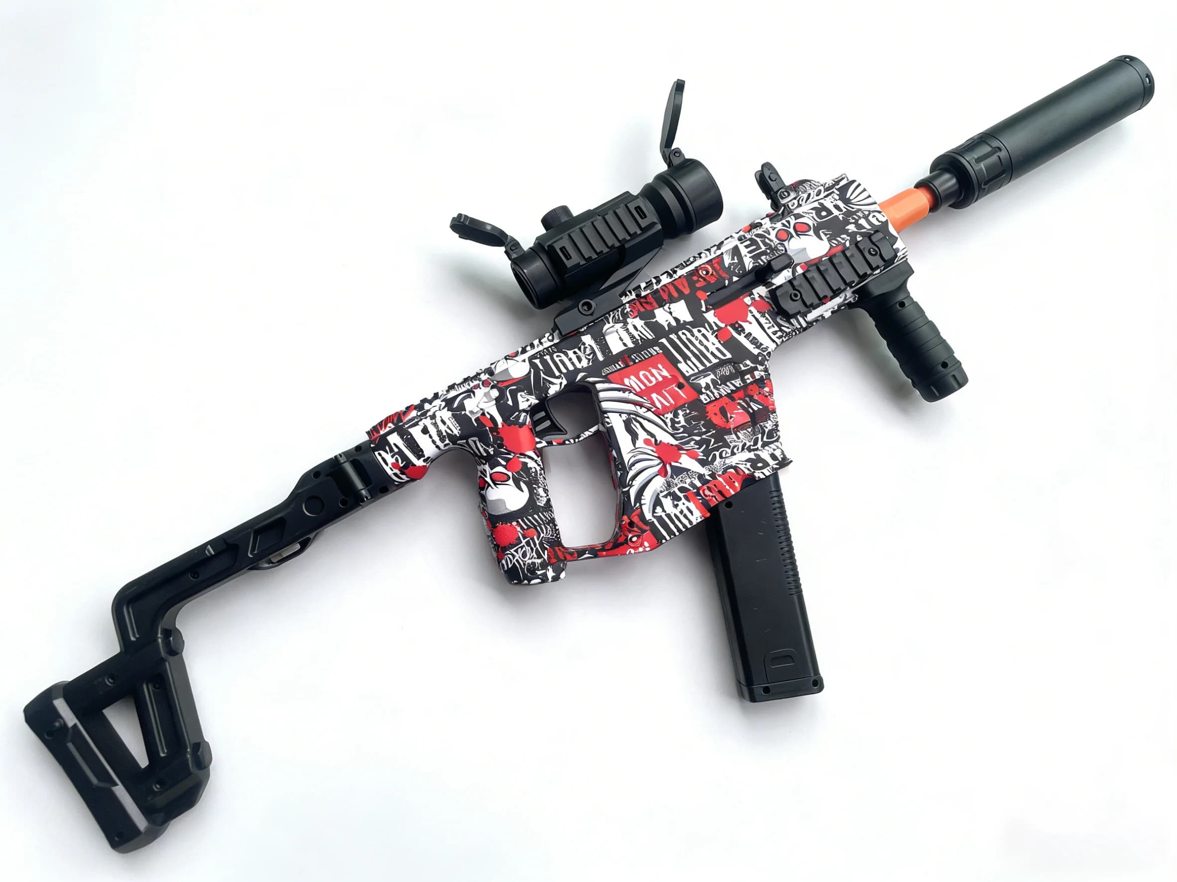 Poderoso Gel Blaster Kriss Vector, Brinquedo para Pais e Filhos ao Ar Livre, Blaster de Bolas de Gel Ecológico para Batalhas Seguras e Memórias