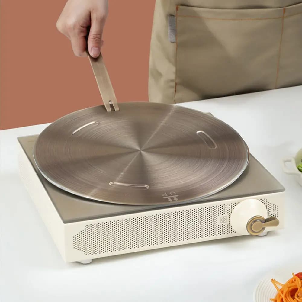 Difusor De Calor De Placa De Aço Para Fogão De Indução, Protetor De Placa De Fogão, Acessórios De Cozinha