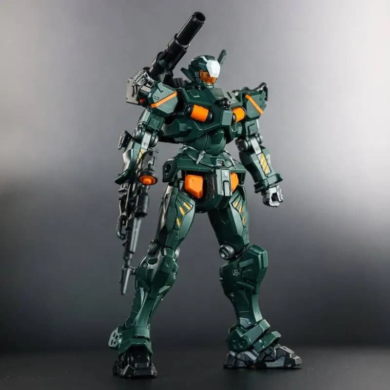 Novo HG 1/144 GQ Gquuuuuux Light Cannon Verde Vermelho KO Kit de Montagem de Modelo de Figura Mecha Brinquedos Presente Colecionável