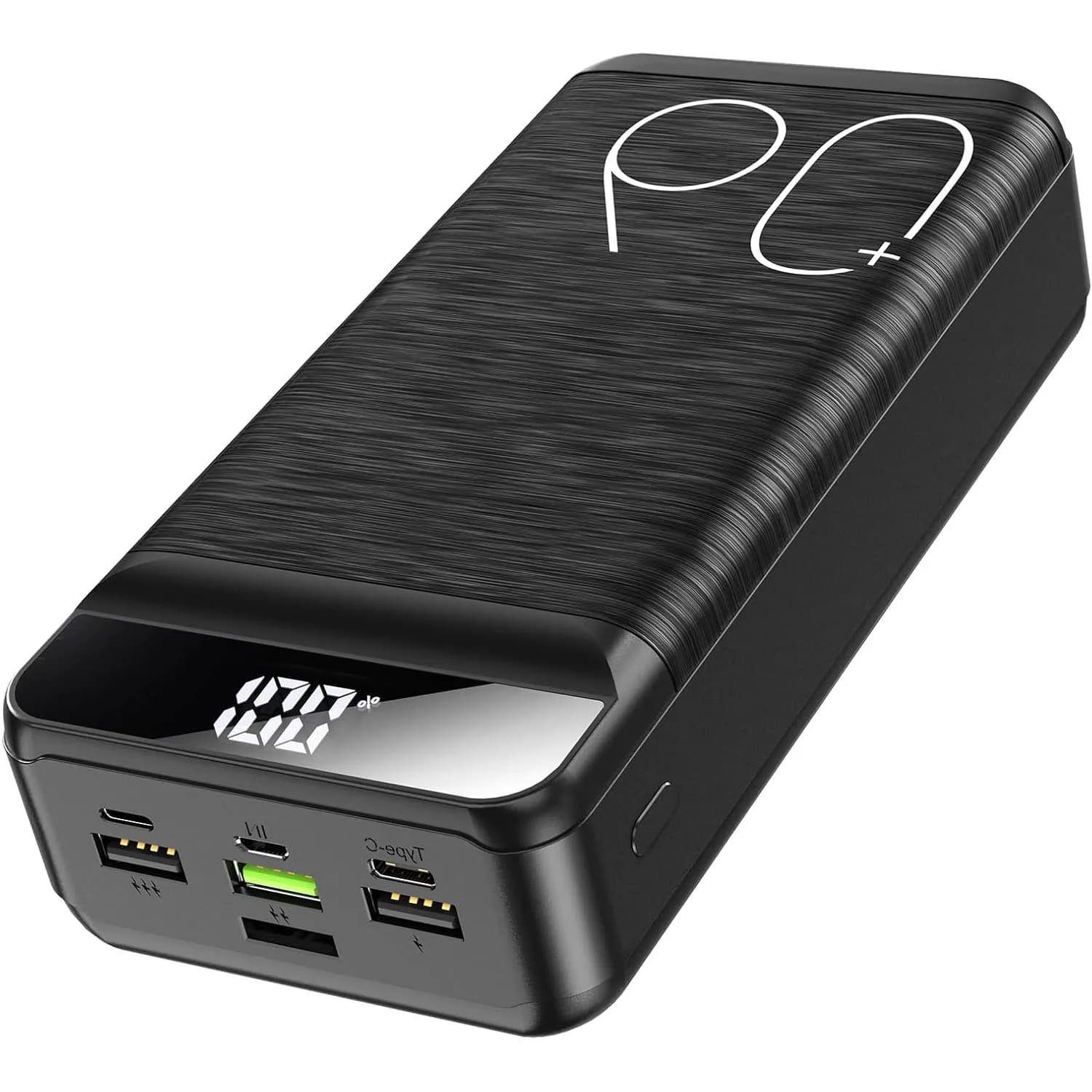 Hganus 60000mAh Power Bank QC PD3.0 22.5W Carregamento rápido Powerbank Carregador portátil Bateria externa para iPad iPhone Xiaomi