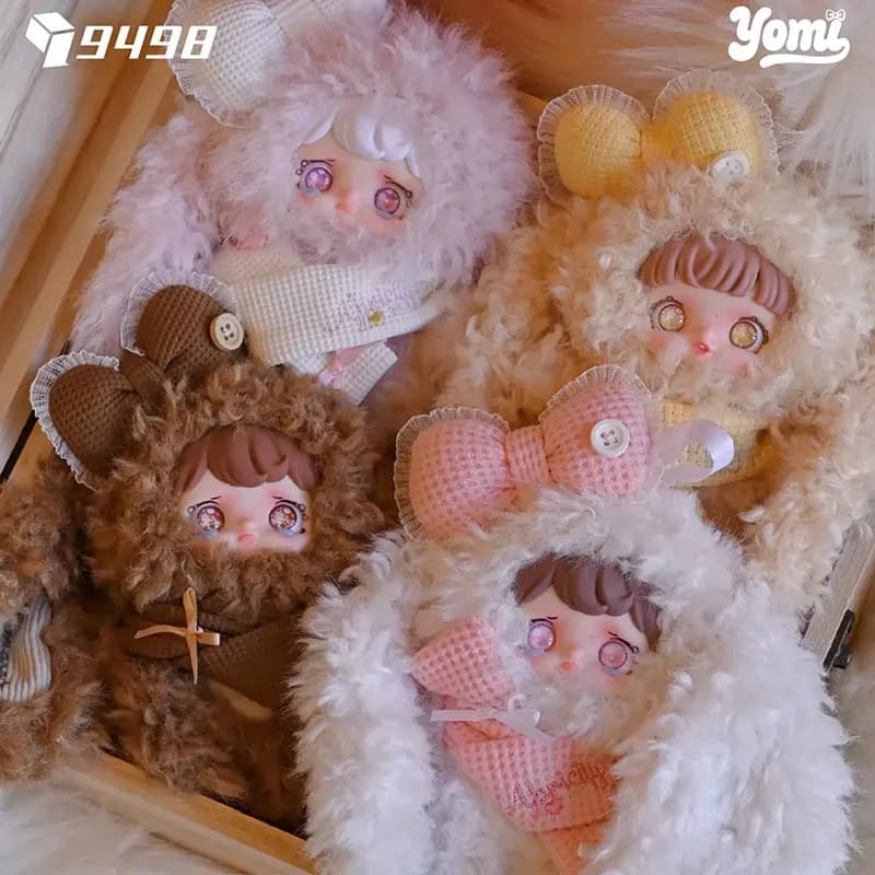 Yomi Balmy Winter Days Series: Charm de Mochila de Pelúcia em Caixa Surpresa, Fofo, Moderno, Misterioso, Decoração e Presentes de Aniversário