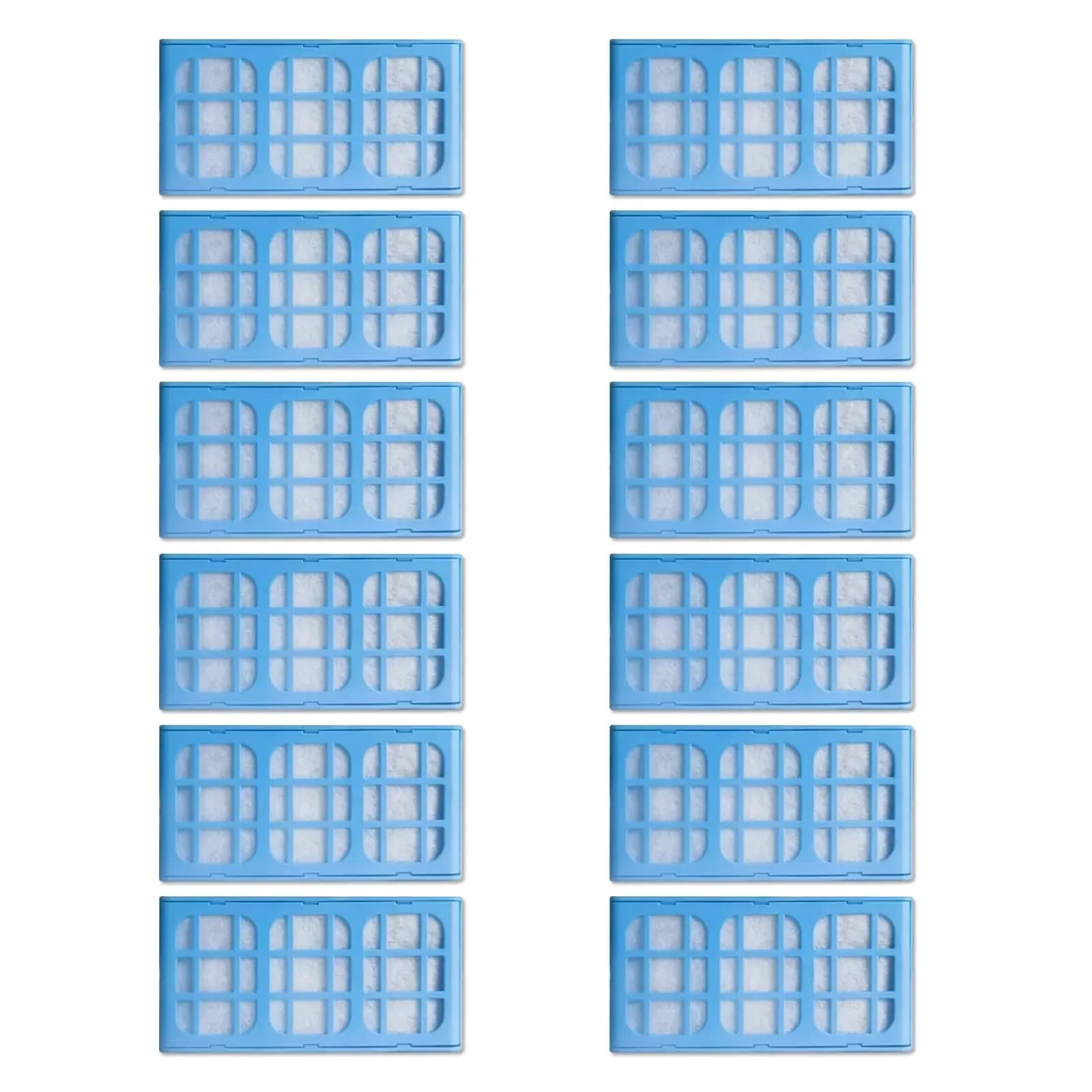 Substituições de cartuchos de filtro de 12 pacotes, compatíveis com fontes de água dringking para cães e gatos, atualização