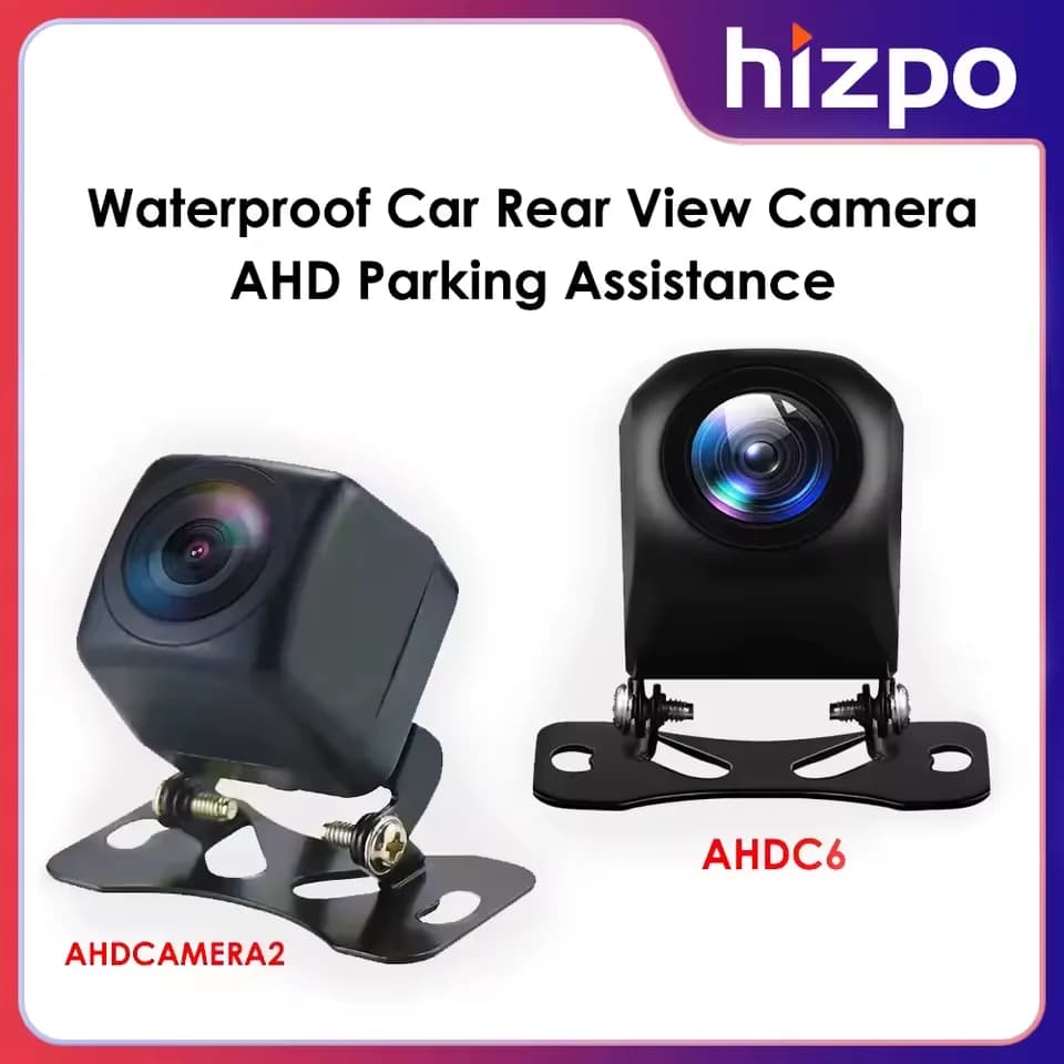 Hizpo-Câmera de Visão Traseira AHD, 720P, 1080P, 140 °, 150 °, 170 °  ngulo Largo, Impermeável, Visão Nocturna, Assistência de Estacionamento