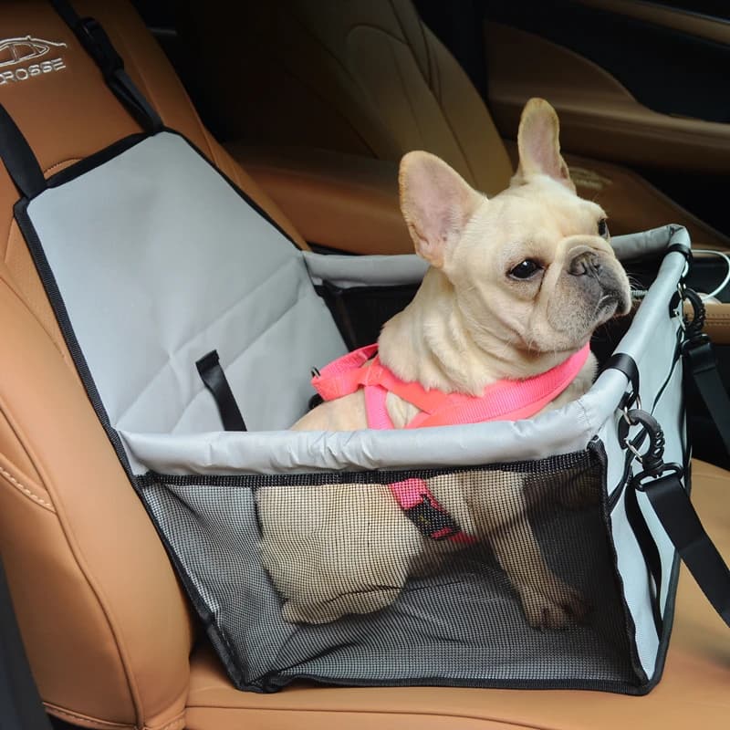Cão portador de assento do carro capa para animais de estimação transporte do cão transportadora carro dobrável rede pet portadores saco para