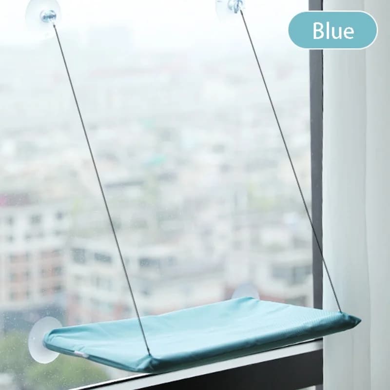 Rede para gatos, cabide de janela, rede para gatos, lavável, destacável, cama para animais de estimação, prateleira de sucção, assento para