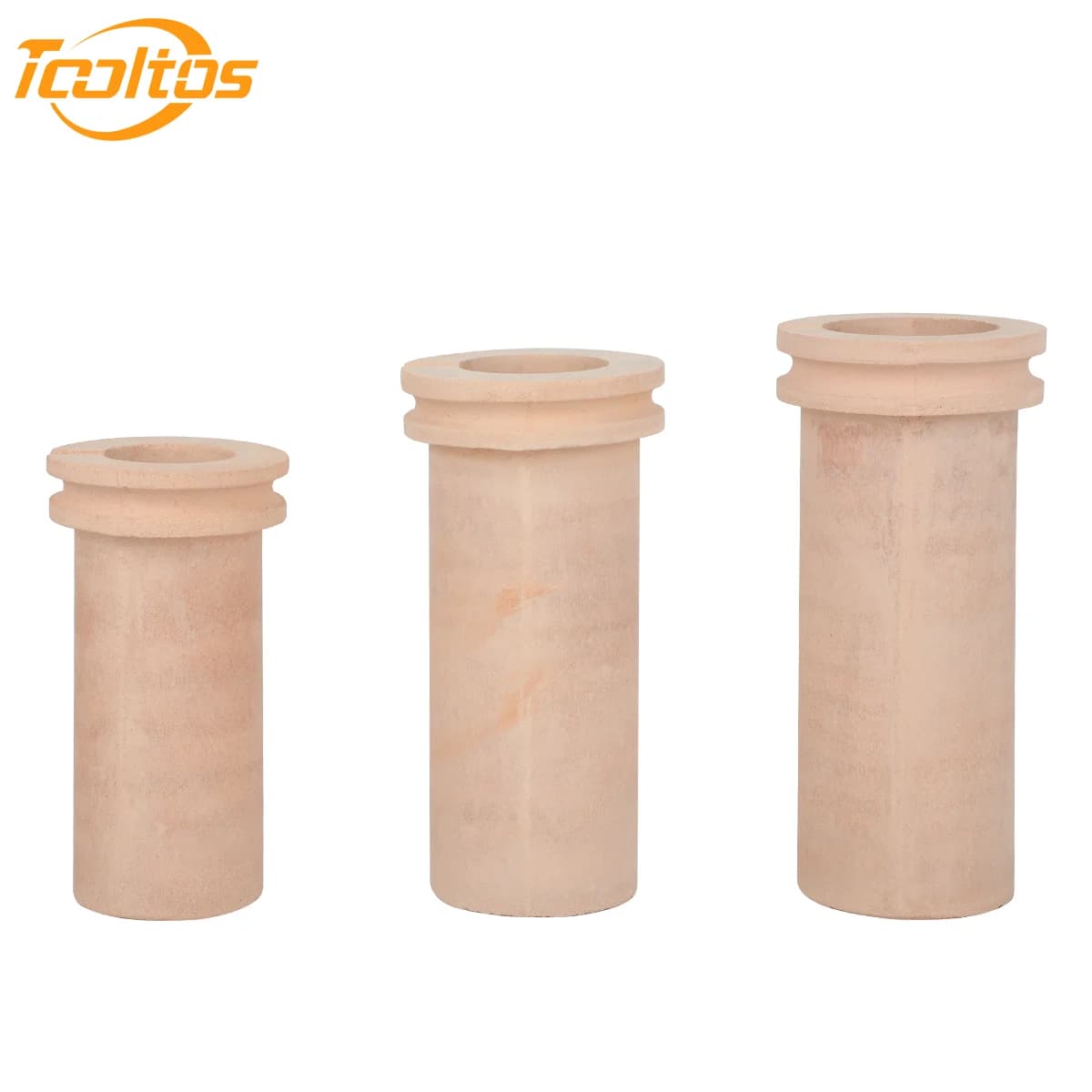 Crucible Cerâmico TOOLTOS para Fundição de Joias, Ideal para Derretimento de Ouro, Prata e Metais Preciosos, Ferramenta para Fabricação de Joias