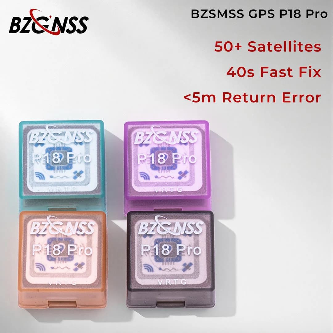 Módulo GPS BZGNSS P15 P18 P25 Pro para Drones FPV e Aeronaves de Asa Fixa: Posicionamento de Alta Precisão com Retorno GPS e Bússola