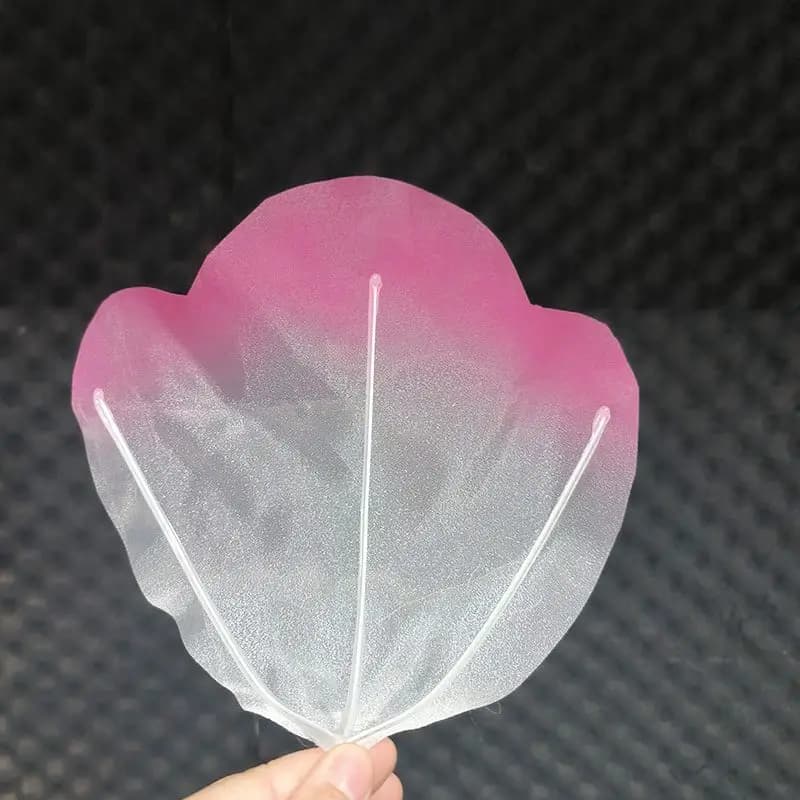 10 Peças de Pétalas de Peônia em Organza para Decoração de Casamento, Aniversário, Cenário, Janela e Palco