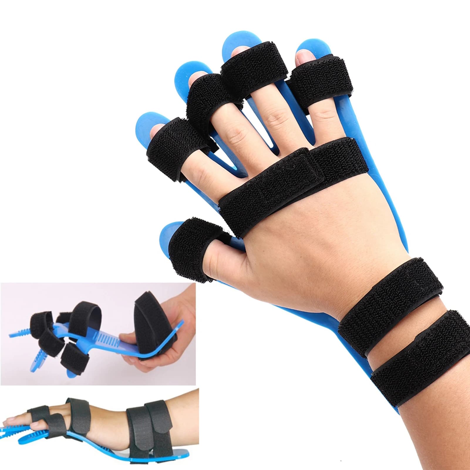 Dedo e Mão Suporte Brace Training Tool, Finger Orthotics, Fixo Splint Fingerboard, Hemiplegia Curso, Corrector Board