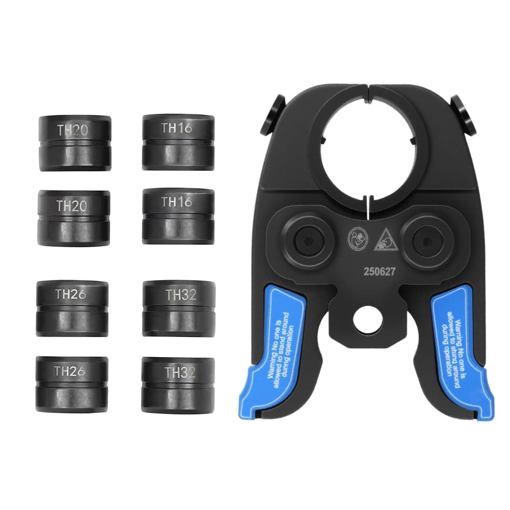 Alicate de Crimpagem Hidráulico Camecho Jaw + Moldes TH16, TH20, TH26, TH32 para Conexões de Tubos de Cobre