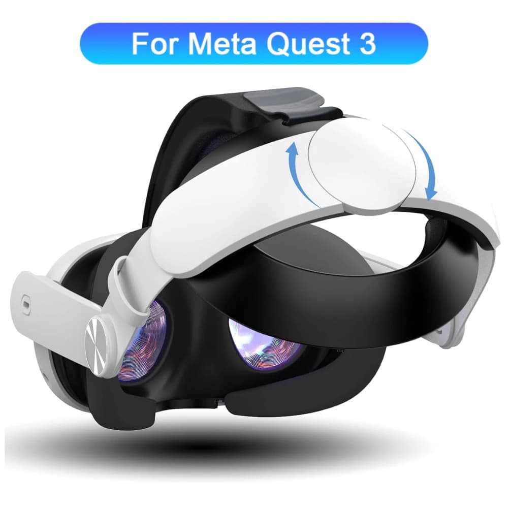 Alça de cabeça ajustável para meta quest 3s vr fone de ouvido substituição elite cinta maior conforto para meta quest 3 acessórios