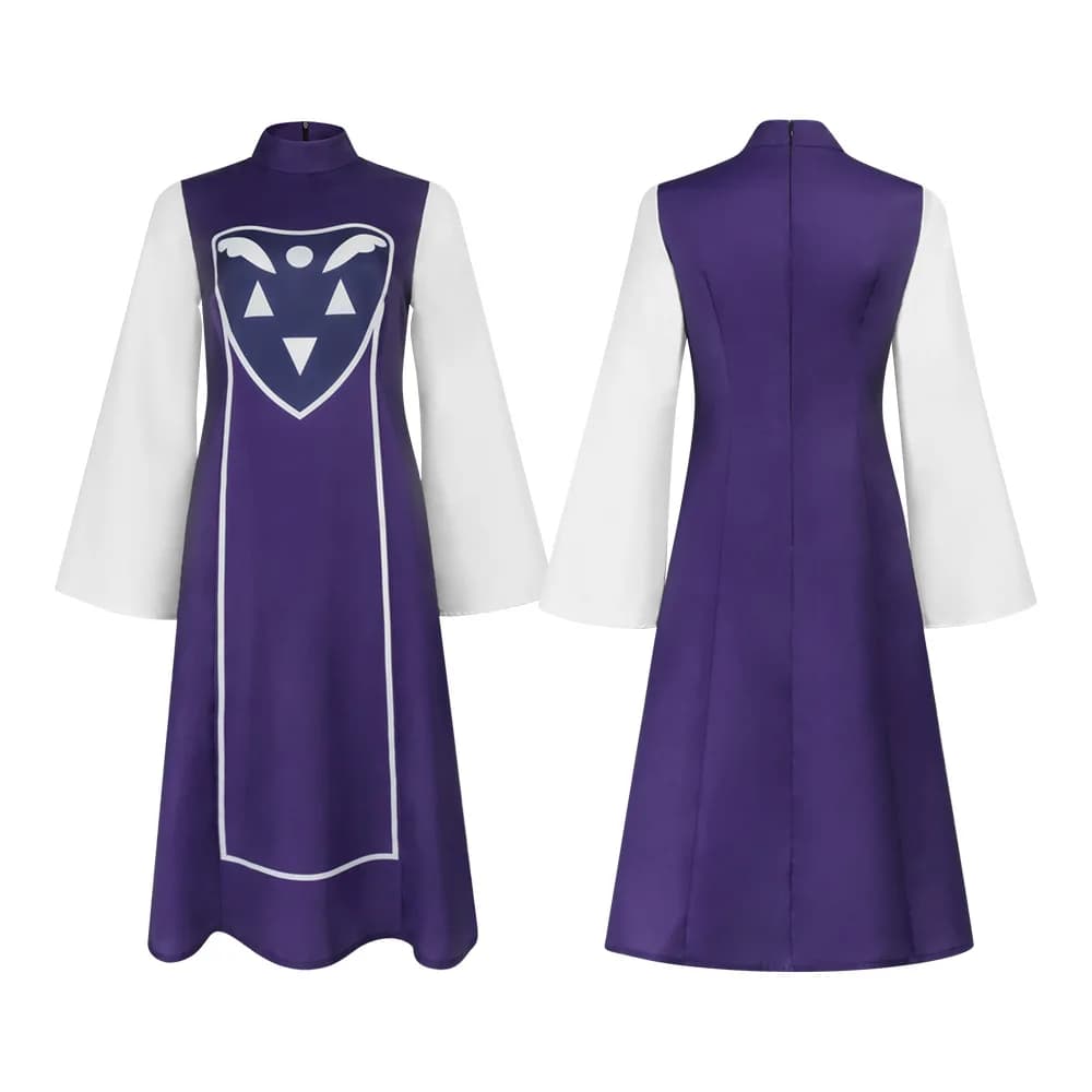 Jogo undertale toriel cosplay traje toriel uniforme vestido feminino conjunto completo halloween roupas carvinal