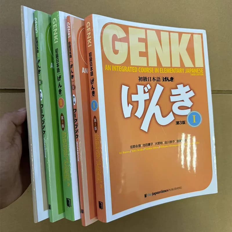 Genki-Aprendendo Japonês, 3ª Edição, Responda Um Curso Integrado, Livro Básico Japonês e Inglês