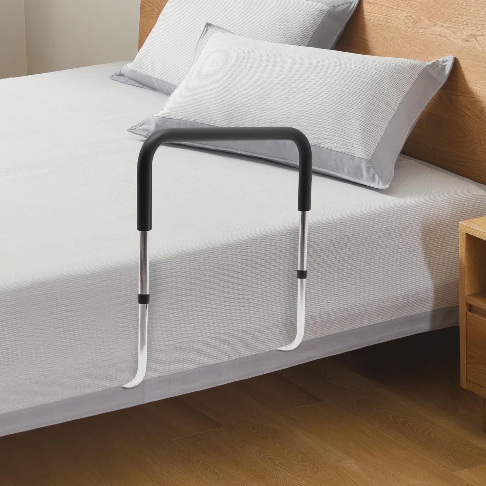Barra de Apoio para Cama, Corrimão de Segurança para Cama, Barra de Segurança Ajustável em Altura, Barra de Apoio para Deficientes e Idosos