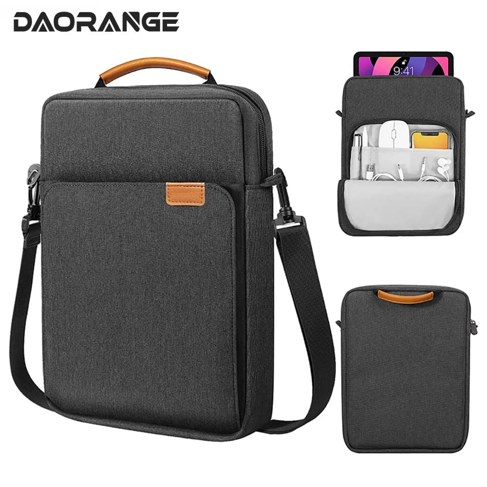 Capa para bolsa de laptop para macbook air & pro 11 12 13 polegadas bolsa para notebook à prova d'água para tablet de 9 a 13 polegadas com vários