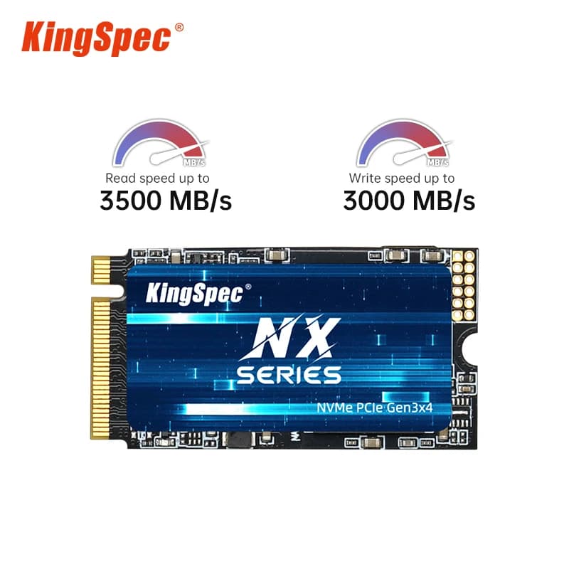 KingSpec M.2 SSD M2 NVME 128GB 256GB 512GB 1TB Ssd M.2 PCIe 3.0 Drive Disco SSD sólido NMVE Disco rígido 2242 para notebook desktop