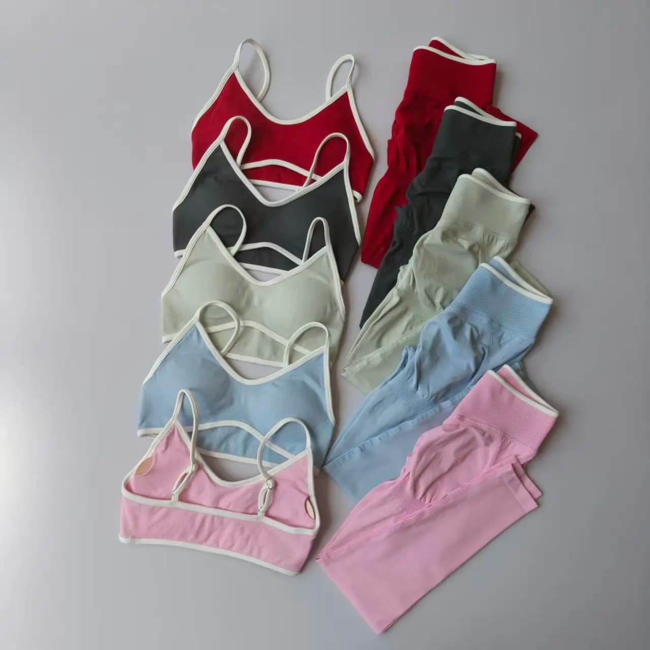 2 pçs conjuntos de esporte feminino ginásio push up calças yoga oco volta ginásio sutiãs de fitness treino cintura alta leggings sem costura
