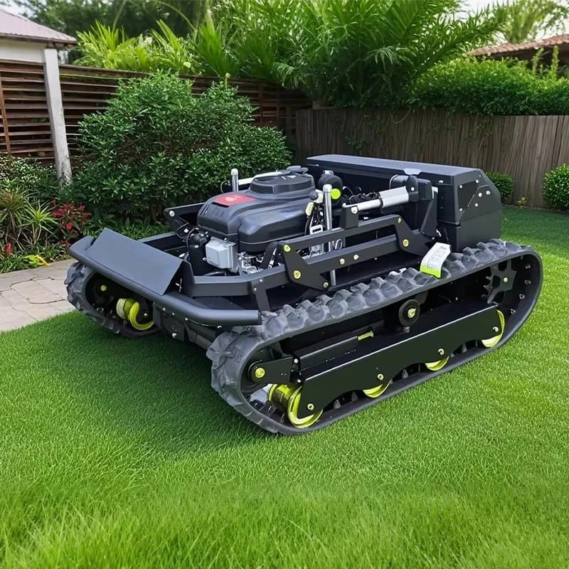 Cortador de grama com controle remoto personalizado, cortador de grama autopropelido de alto torque de 4 tempos com balde de coleta de grama para uso