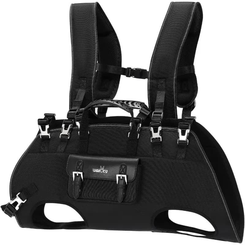 Mochila para cães, arnês para elevação de cães, alças respiráveis acolchoadas ajustáveis para cães com deficiência, lesões nas