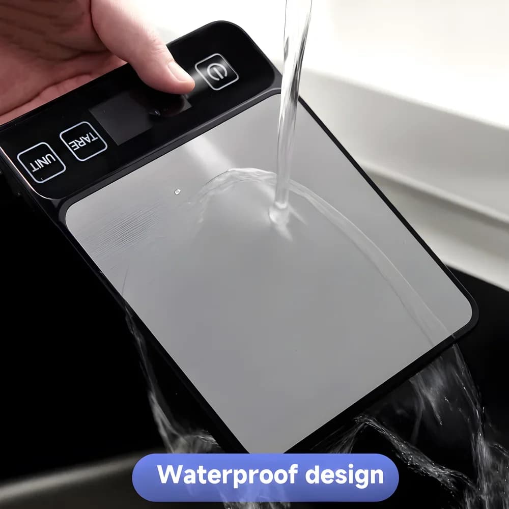 Balança de cozinha com display digital lcd, balança eletrônica de mesa para cozimento, balança de peso para dieta saudável pessoal, balança de