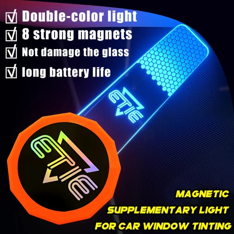 Ferramentas de coloração de janela de carroledhigh brilho luz quente filme lâmpada de corte de vidro filme solar especial carregamento magnético