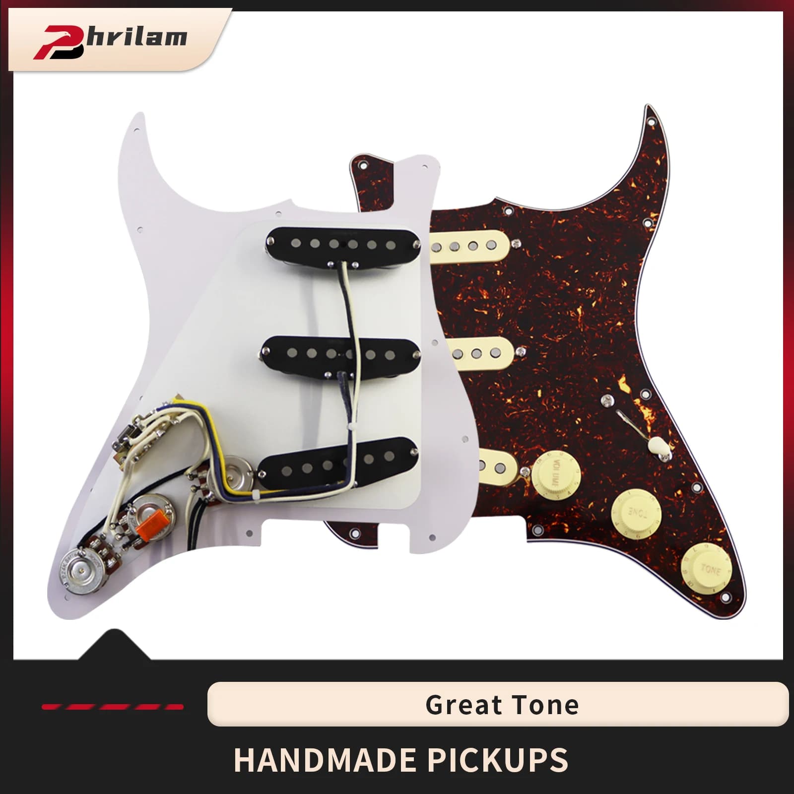 Pickguard de guitarra elétrica pré-fio carregado com estilo vintage alnico 5 captadores de bobina única conjunto para fd st guitarra elétrica
