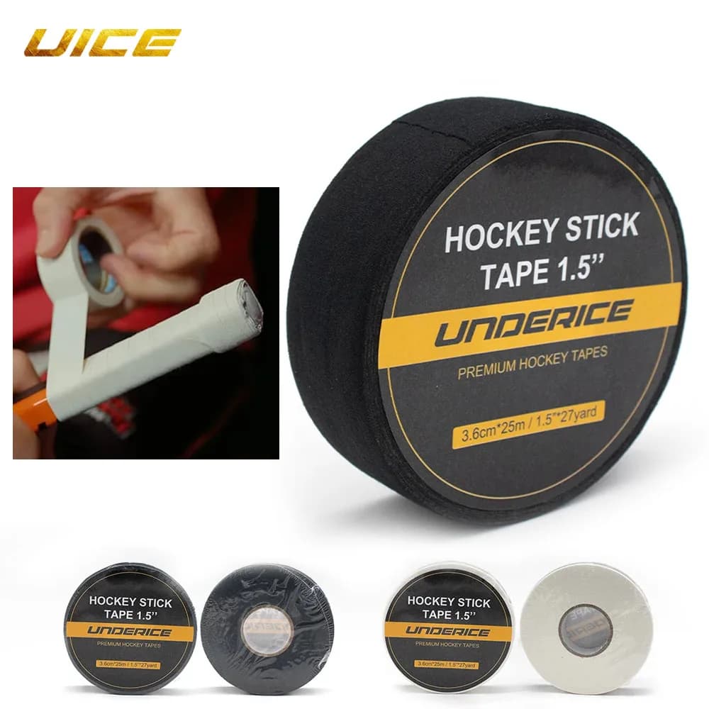 Fita de Hóquei no Gelo de 3,6cm, Rolo de Fita de Tecido de 1,5 polegadas, Fita Adesiva Durável para Hóquei, Acessórios Esportivos Multiuso com