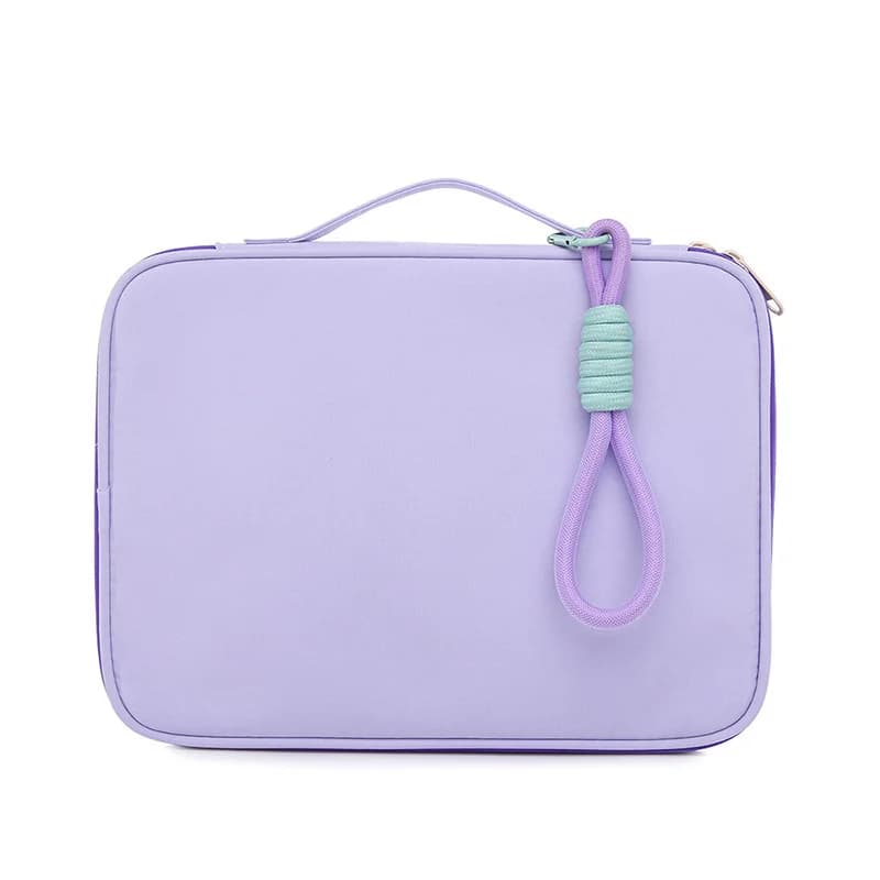 Capa de Bolsa para iPad Samsung Xiaomi Lenovo 11-13 polegadas, Capa Protetora Fashion à Prova de Choque com Múltiplos Bolsos