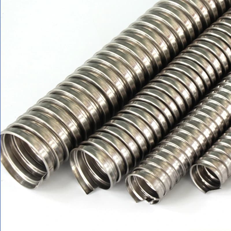Tubo Flexível de Aço Inoxidável 304 de 1 Metro, Diâmetro Interno de 4-100mm, Mangueira de Proteção e Acessórios de Substituição