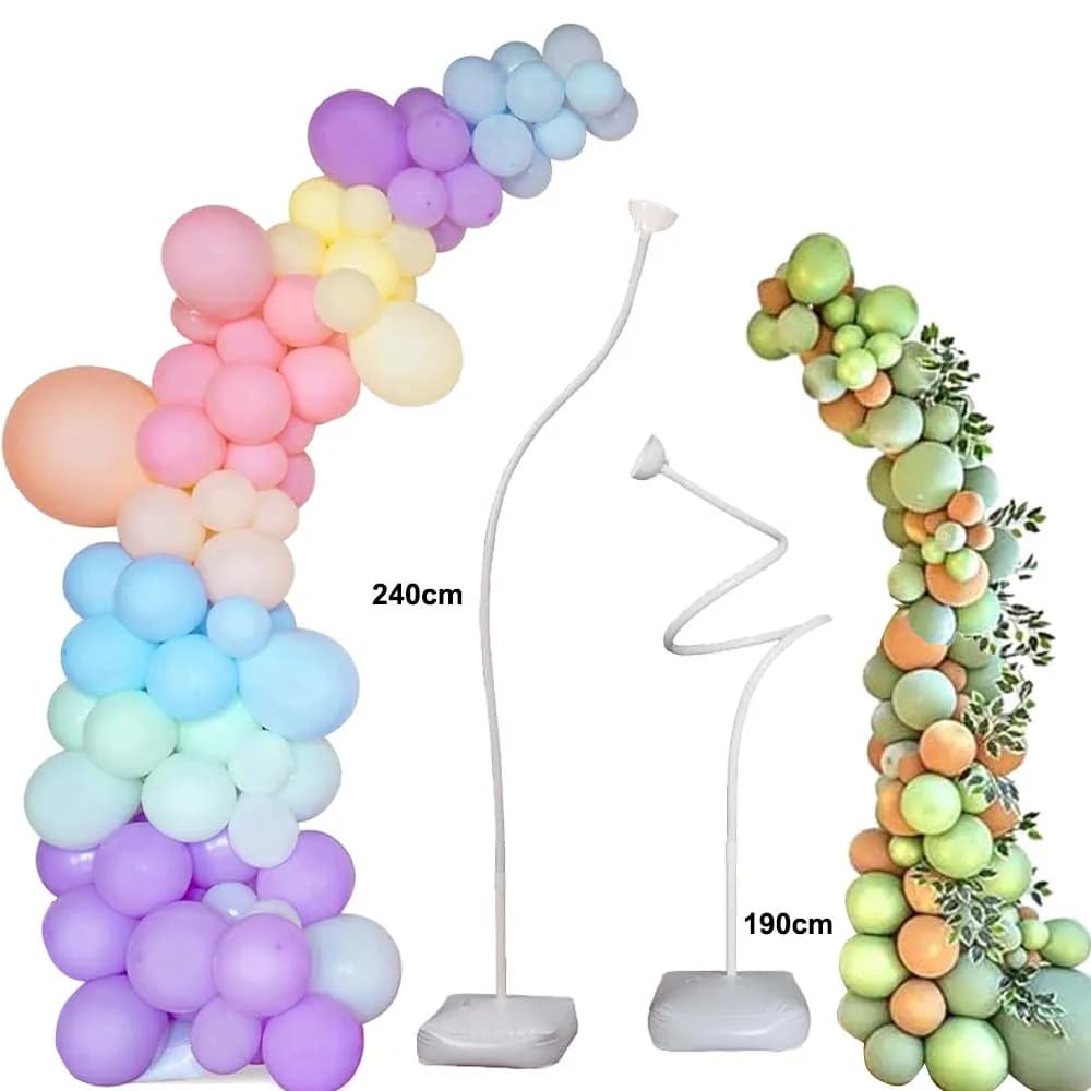 Arco do balão com base, forma de dobra, coluna, casamento, festa de aniversário, decoração do bebê chuveiros, 2,8 m, 1,9 m