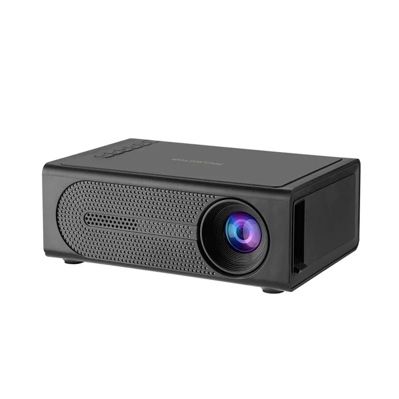 Mini Projetor Portátil 1080P HD Suporte para Espelhamento de Tela com Fio Home Theater