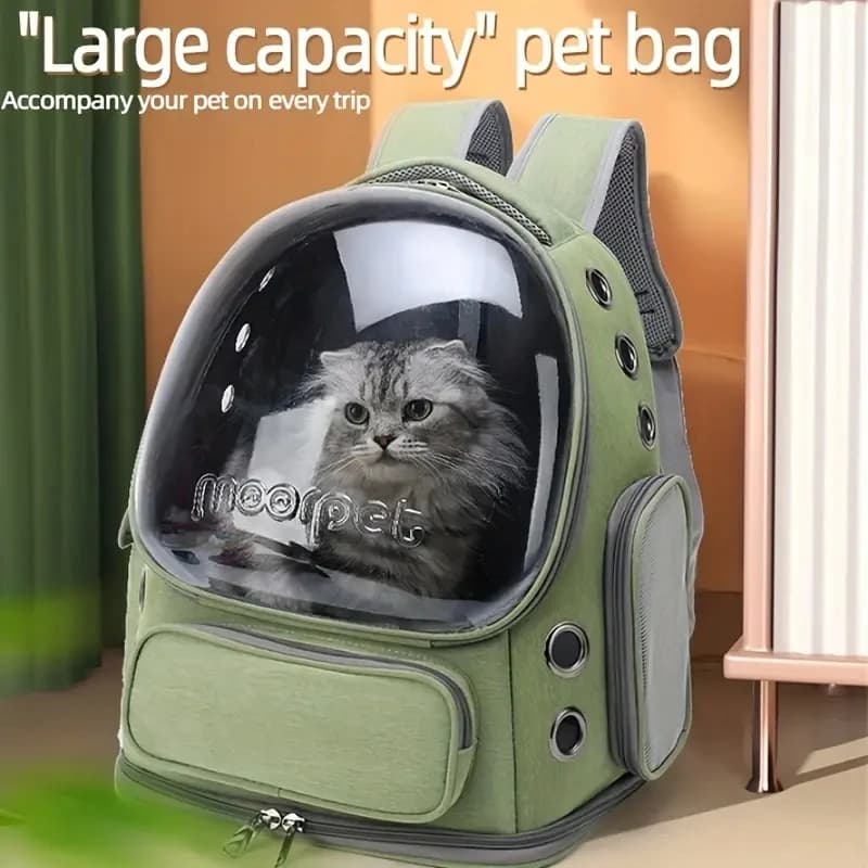 Portable Pet Carrier Backpack, respirável, confortável, andStylish, Bubble Bag para gatos e cães